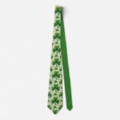 St. Patrick's Day Knoop Je Gewone Klaver Stropdas (Voorkant)