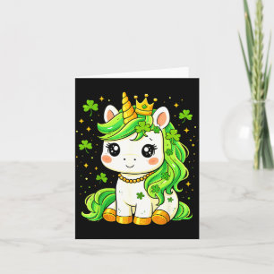 St. Patrick's Day knuffel eenhoorn leprechaun St. Kaart