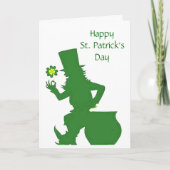 ST. PATRICK'S DAY, KOBOLDJES DANSEN kaart (Voorkant)
