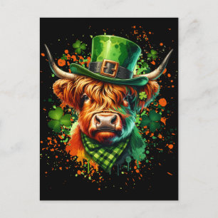 St. Patrick's Day Koe Briefkaart