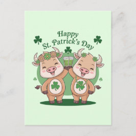 St Patricks Day Koeien Briefkaart