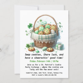 St. Patrick's Day Koekjes – Zoete Geluk en Liefde Kaart