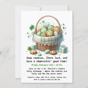 St. Patrick's Day Koekjes – Zoete Geluk en Liefde Kaart