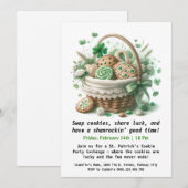 St. Patrick's Day-koekjes – Zoete geluk en liefde Kaart (Voorkant / Achterkant)