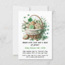 St. Patrick's Day-koekjes – Zoete geluk en liefde Kaart