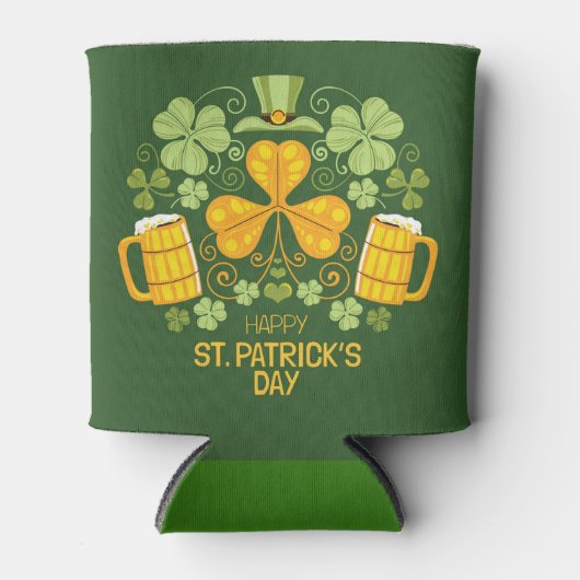 St Patrick's Day Koelbox Blikjeskoeler (Voorkant)