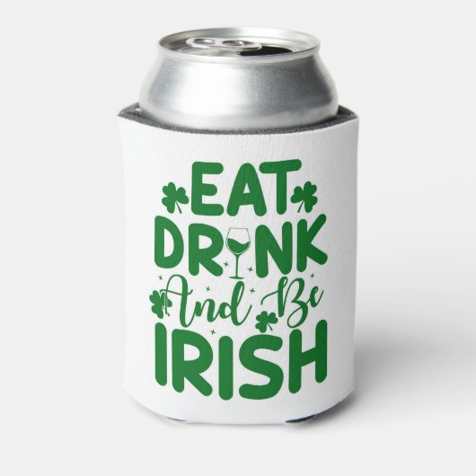 St Patrick's Day Koelbox Blikjeskoeler (Blikje Achterkant)