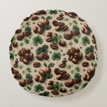 St. Patrick's Day-koffie & Shamrock-patroon