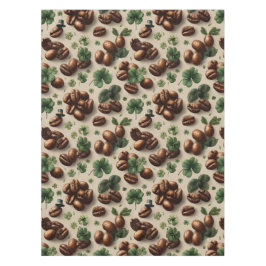 St. Patrick's Day-koffie & Shamrock-patroon Tafelkleed