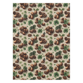 St. Patrick's Day-koffie & Shamrock-patroon Tafelkleed
