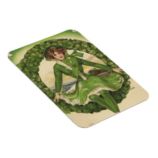 St. Patrick's Day, Krans met Irish Lass Magneet (Rechterzijde)