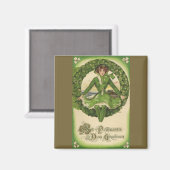 St. Patrick's Day, Krans met Irish Lass Magneet (Voorkant / Achterkant)