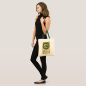St. Patrick's Day, Krans met Irish Lass Tote Bag (Voorkant (model))