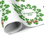St. Patrick's Day Krans Thunder_Cove Cadeaupapier (Rol Hoek)