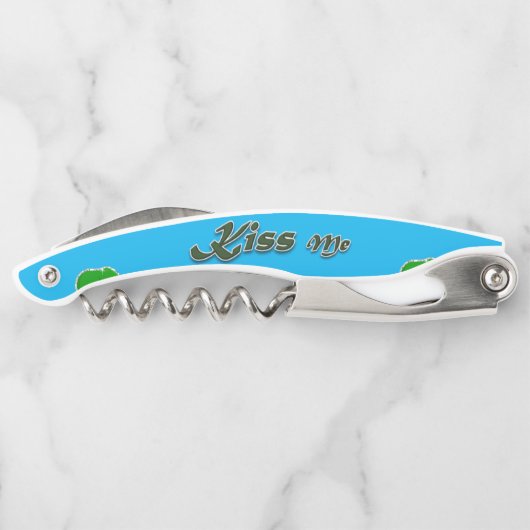 St. Patrick's Day Kurkentrekker Bottle Open (Achterkant)