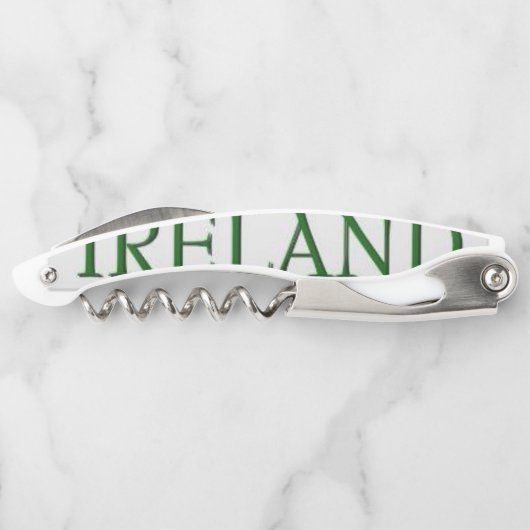 St. Patrick's Day Kurkentrekker Bottle Open (Achterkant)