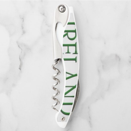 St. Patrick's Day Kurkentrekker Bottle Open (Voorkant)