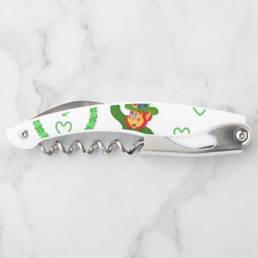 St. Patrick's Day Kurkentrekker Bottle Open (Achterkant)