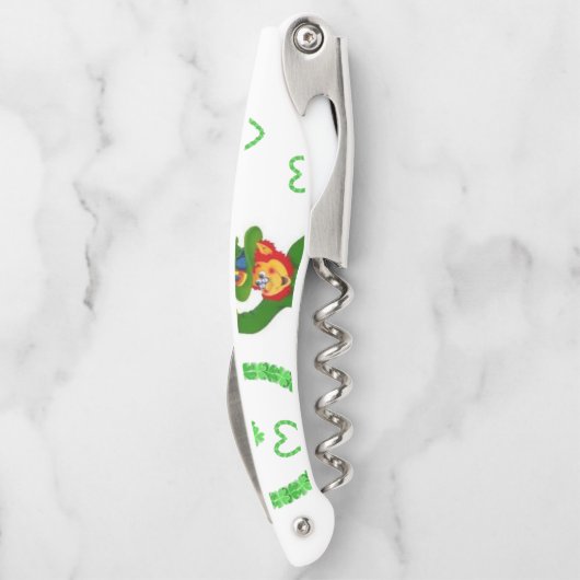 St. Patrick's Day Kurkentrekker Bottle Open (Achterkant)