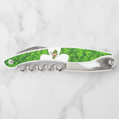 St. Patrick's Day Kurkentrekker Bottle Open (Achterkant)