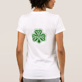 St. Patricks Day Kus Me Dames T-shirt (Achterkant)
