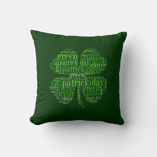 St. Patrick's Day Kussen (Voorkant)