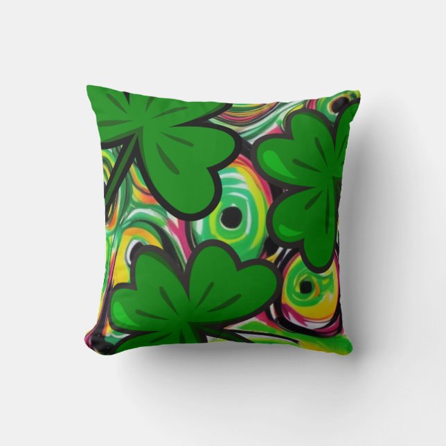 St. Patrick's Day Kussen (Voorkant)