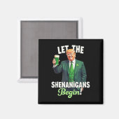 St Patricks Day laat de Shenanigans beginnen met T Magneet (Voorkant / Achterkant)
