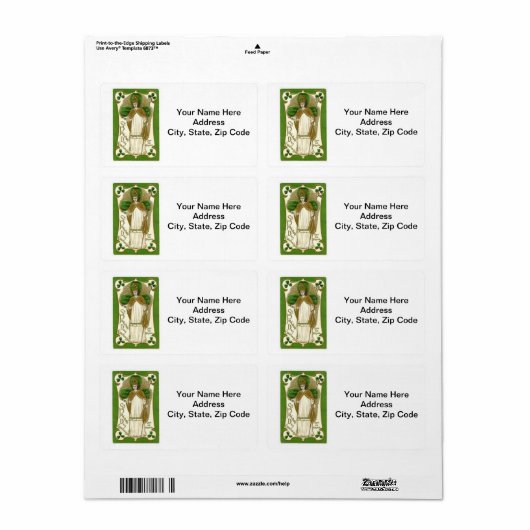St. Patrick's Day Labels (Full Sheet)