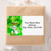 St. Patrick's Day Labels Cat Beer (Insitu)