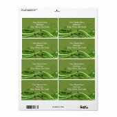 St. Patrick's Day Labels Floral (Full Sheet)