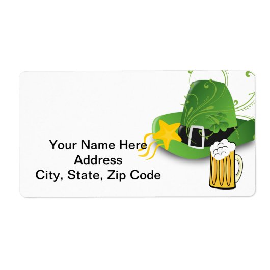 St. Patrick's Day Labels Pet Beer (Voorkant)
