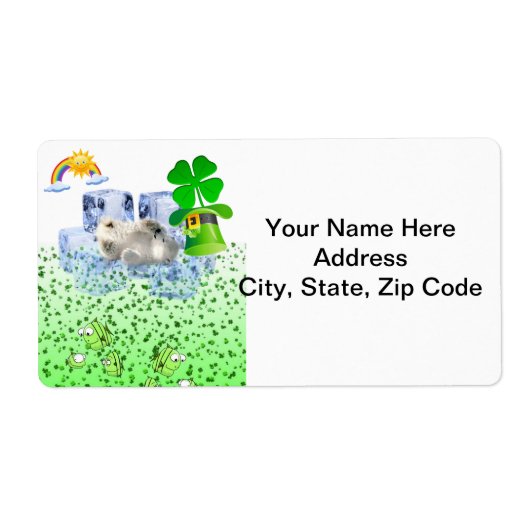 St. Patrick's Day Labels Polar Beer (Voorkant)