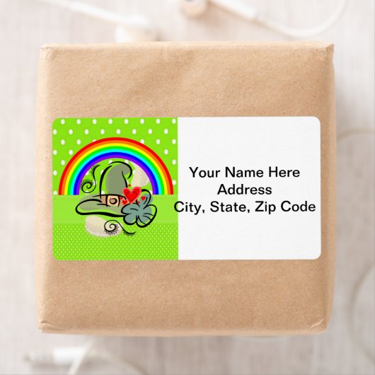 St. Patrick's Day Labels Rainbow (Insitu)