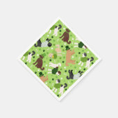 St. Patrick's Day Labradoodle/Goldendoedle Servet (Hoek)