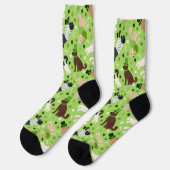 St. Patrick's Day Labradoodle/Goldendoedle Sokken (Links)