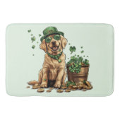 St. Patrick's Day Labrador Retriever Dog Badmat (Voorkant)