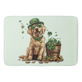 St. Patrick's Day Labrador Retriever Dog Badmat