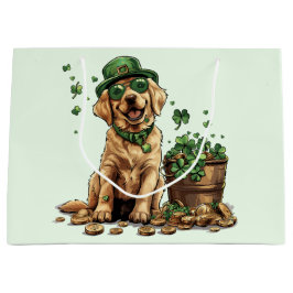 St. Patrick's Day Labrador Retriever Dog Groot Cadeauzakje