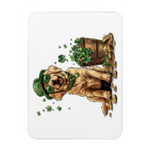 St. Patrick's Day Labrador Retriever Dog Magneet (Verticaal)