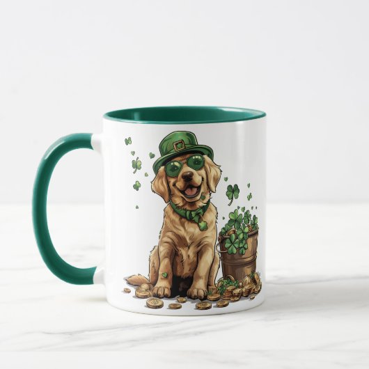 St. Patrick's Day Labrador Retriever Dog Mok (Links)