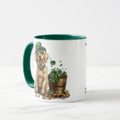 St. Patrick's Day Labrador Retriever Dog Mok (Voorkant links)