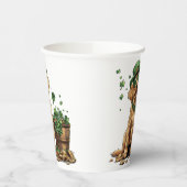 St. Patrick's Day Labrador Retriever Dog Papieren Bekers (Links)