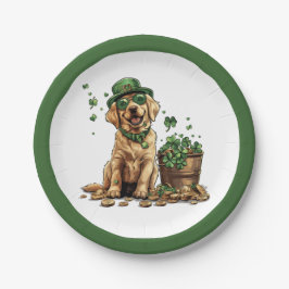 St. Patrick's Day Labrador Retriever Dog Papieren Bordje