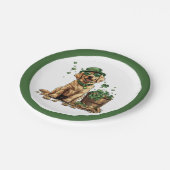 St. Patrick's Day Labrador Retriever Dog Papieren Bordje (Gekanteld)
