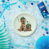 St. Patrick's Day Labrador Retriever Dog Papieren Bordje (Feest)