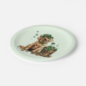 St. Patrick's Day Labrador Retriever Dog Papieren Bordje (Gekanteld)