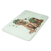 St. Patrick's Day Labrador Retriever Hond Badmat (Gekanteld)