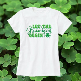 St. Patrick's Day Lachsalvo! Publiekslieveling Pre T-shirt
