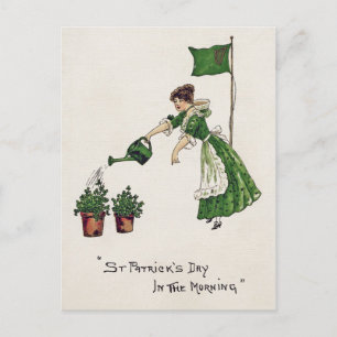 St. Patrick's Day Lady,  Briefkaart